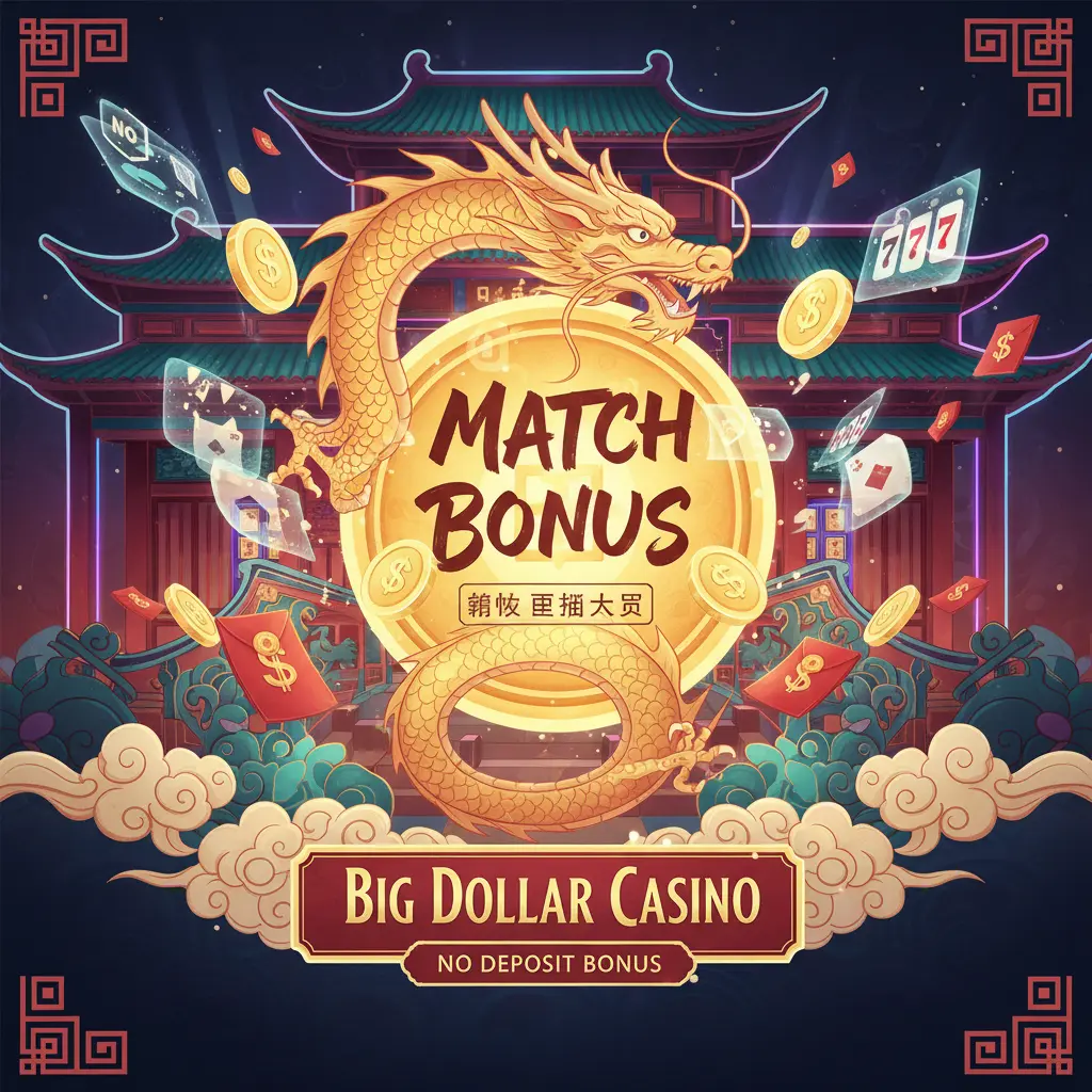 big dollar casino no deposit bonus - Match